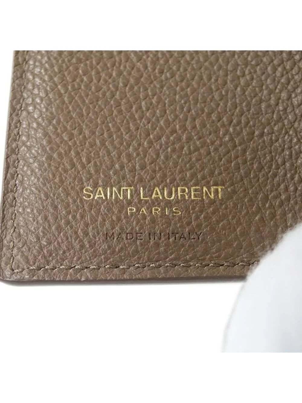 Saint Laurent Wallet Trifold Leather Top Logo Mini Small - Picture 5 of 13